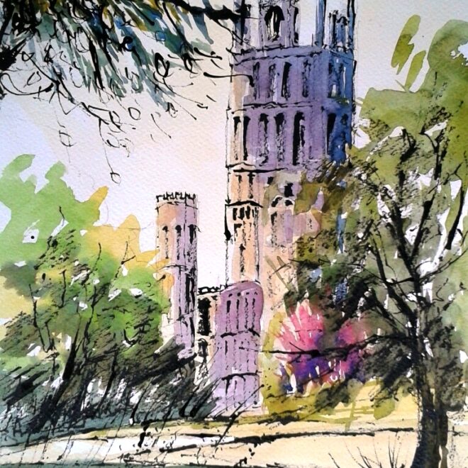 Glow by Ely Cathedral by Penny Newman