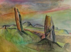 Ring of Brodgar by Julia Sorrell