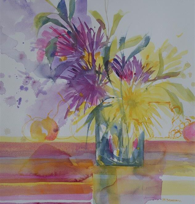 The Daniel Smith Watercolour Award: Fruit and Flowers by Jackie Devereaux