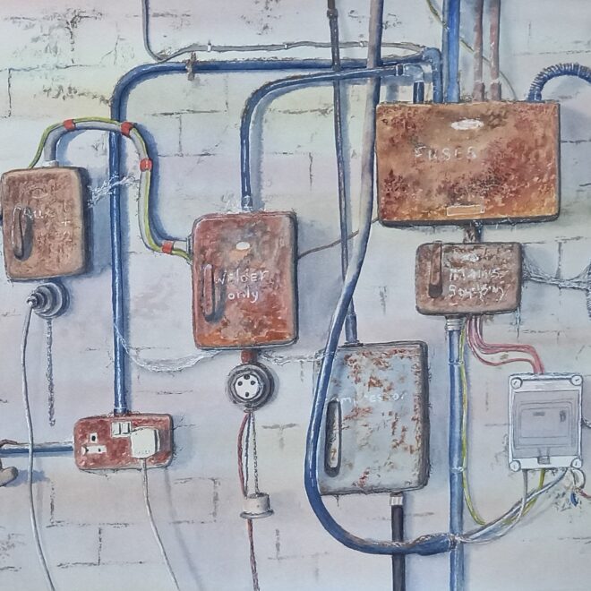 Barn Electrics by Linda Purdy