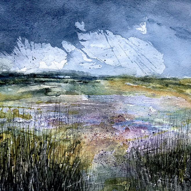 Sea lavender Salt Marsh I_Liz James
