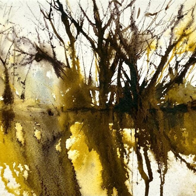 The Tindalls Art Prize for impressive watercolour
fluidity: Evening comes by Penny Newman